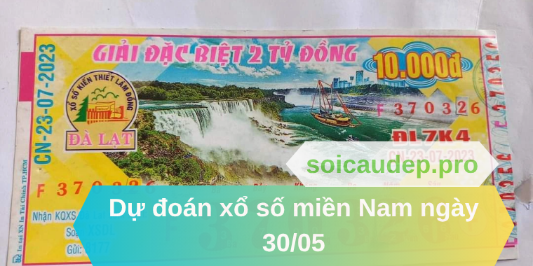 Dự đoán xổ số miền Nam ngày 30/05