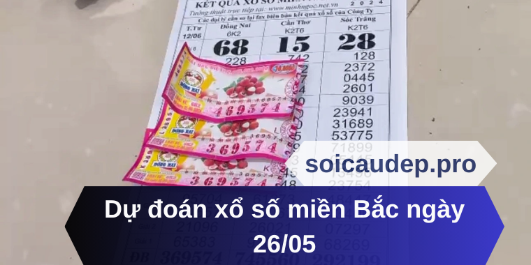 Dự đoán xổ số miền Bắc ngày 26/05