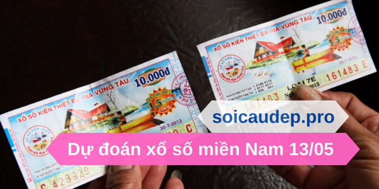 Dự đoán xổ số miền Nam 13/05