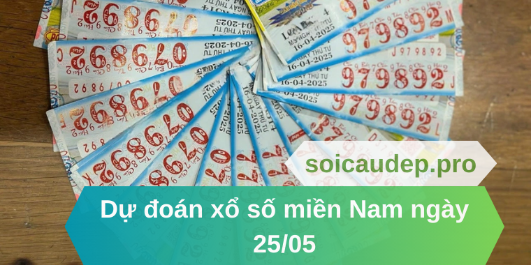Dự đoán xổ số miền Nam ngày 25/05