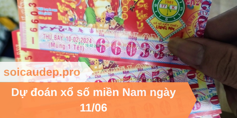 Dự đoán xổ số miền Nam ngày 11/06