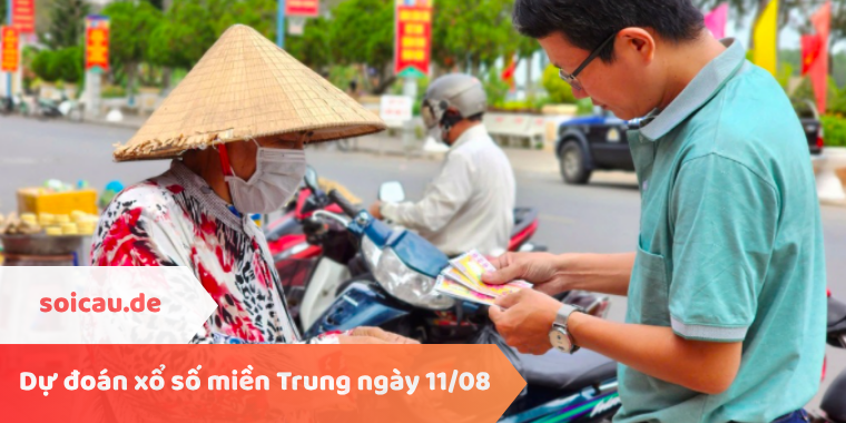 Dự đoán xổ số miền Trung ngày 11/08
